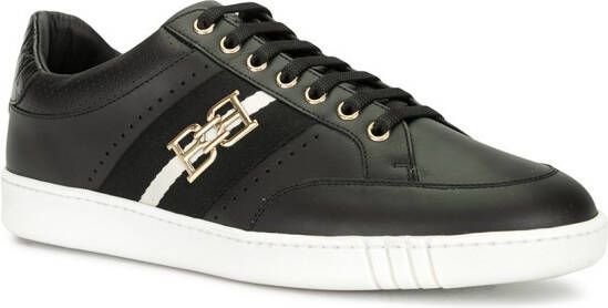 Bally logo-plaque low-top sneakers Black