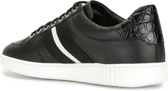 Bally logo-plaque low-top sneakers Black