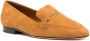 Bally logo-plaque suede loafers Brown - Thumbnail 2