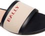 Bally logo-print canvas slides Neutrals - Thumbnail 4