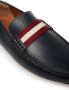 Bally logo-print leather loafers Blue - Thumbnail 4