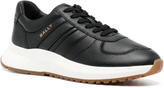 Bally logo-print panelled sneakers Black