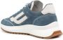 Bally logo-print panelled sneakers Blue - Thumbnail 3