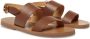 Bally logo-stamp leather sandals Brown - Thumbnail 2