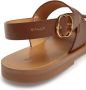 Bally logo-stamp leather sandals Brown - Thumbnail 4