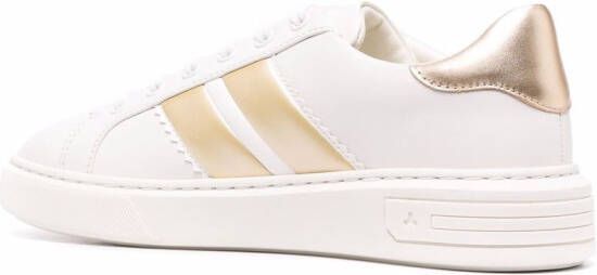 Bally logo-stripe leather sneakers White