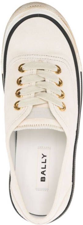Bally Lyder leather low-top sneakers Neutrals