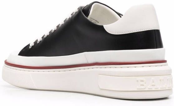 Bally Maily platform low-top sneakrs Black