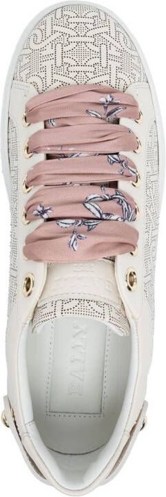 Bally Malya monogram low-top sneakers White