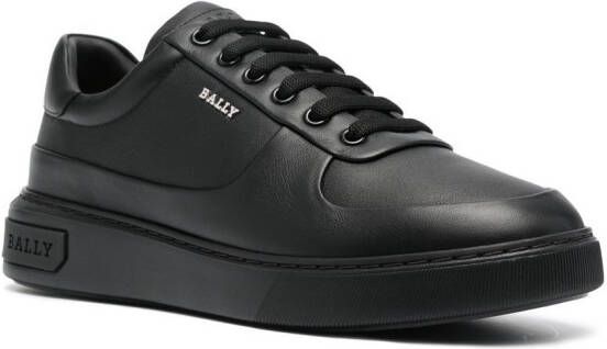 Bally Manny leather low-top sneakers Black