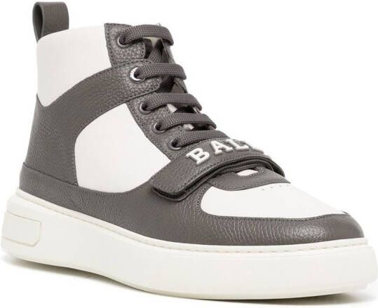 Bally Merryk leather high-top sneakers Grey