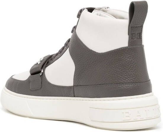 Bally Merryk leather high-top sneakers Grey