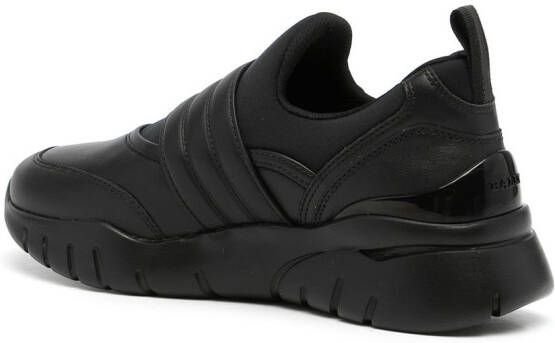 Bally monogram-print buckled sneakers Black