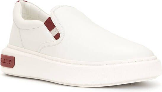 Bally Mya leather trainers White