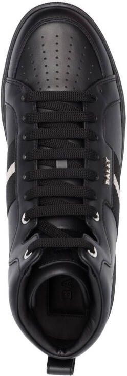 Bally Myles high-top leather sneakers Black