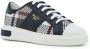 Bally Myller tartan-check leather sneakers Blue - Thumbnail 2