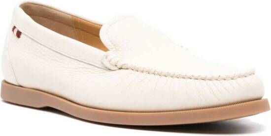 Bally Nadim leather loafers White