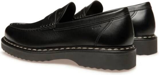 Bally Necko leather penny loafers Black