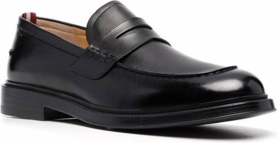 Bally Nitus slip-on leather loafers Black