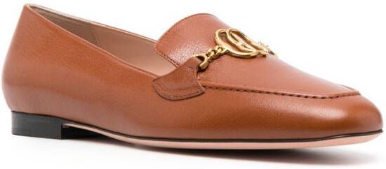 Bally Obrien embellished leather loafers Brown