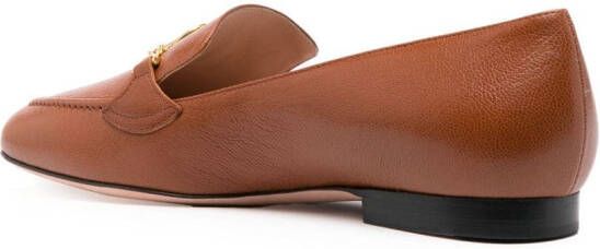 Bally Obrien embellished leather loafers Brown