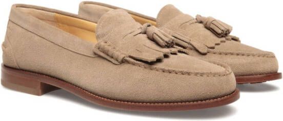 Bally Oregon suede loafers Neutrals
