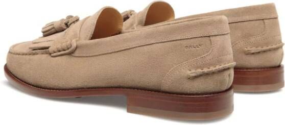 Bally Oregon suede loafers Neutrals