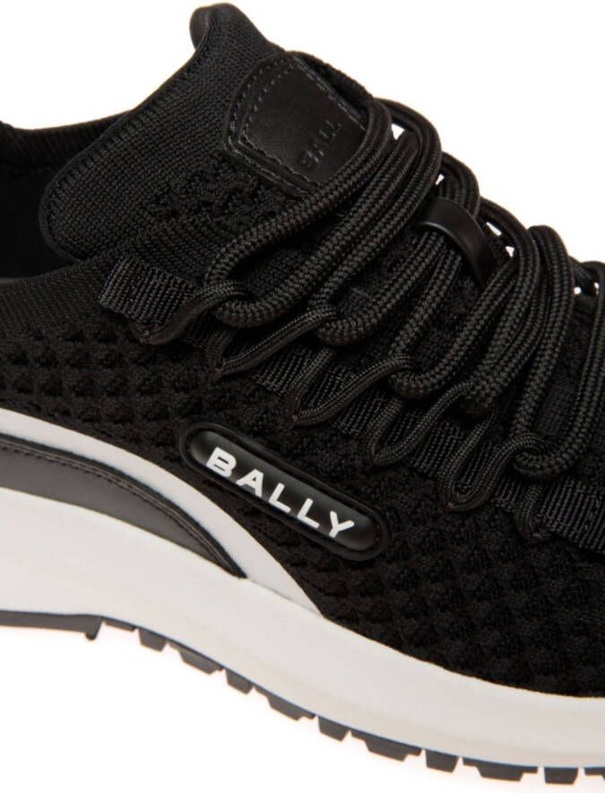 Bally Outline logo-patch sneakers Black