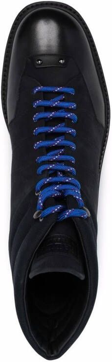 Bally padded lace-up leather boots Black
