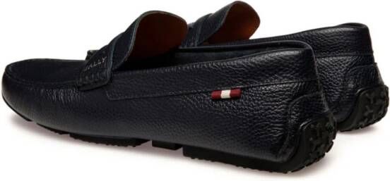 Bally Palsy grained-leather loafers Black