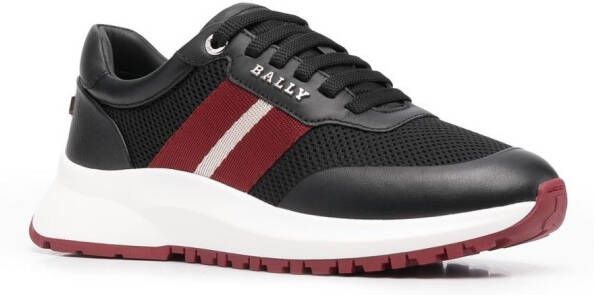 Bally panelled lace-up sneakers Black