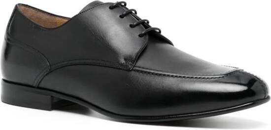 Bally panelled leather derby shoes Black