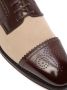 Bally panelled leather derby shoes Brown - Thumbnail 4