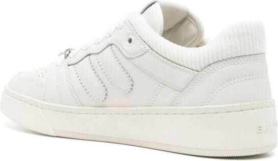 Bally panelled leather sneakers White