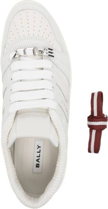 Bally panelled leather sneakers White