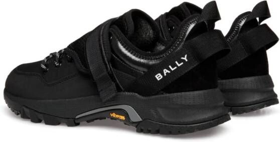 Bally panelled logo-print sneakers Black