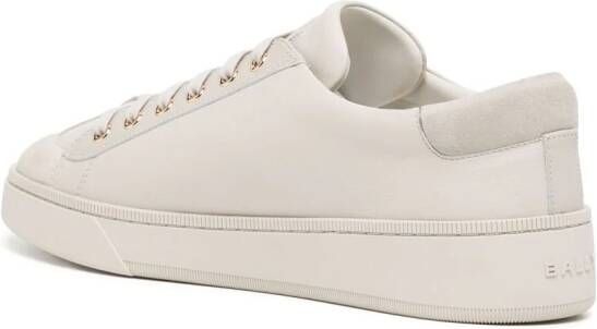 Bally panelled low-top leather sneakers White