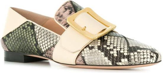 Bally patchwork loafers Grey