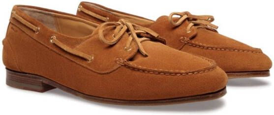 Bally Pathy suede derby shoes Brown