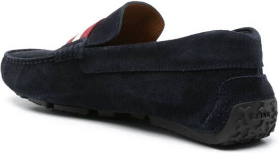 Bally Perthy suede loafers Blue
