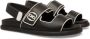 Bally piped-trim leather sandals Black - Thumbnail 2