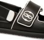 Bally piped-trim leather sandals Black - Thumbnail 4