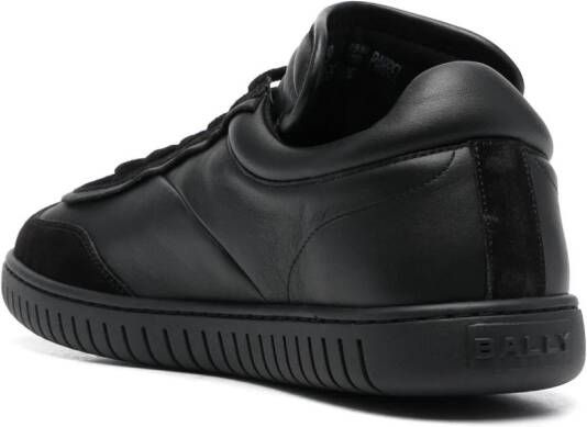 Bally Player leather low-top sneakers Black