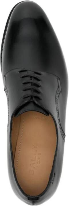 Bally polished leather derby shoes Black