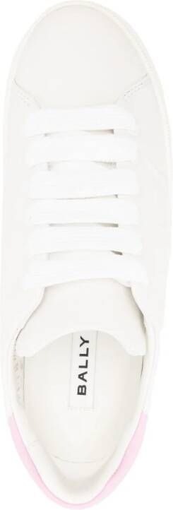 Bally Raise lace-up leather sneakers White