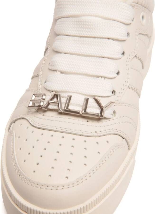 Bally Raise logo-print sneakers White