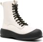 Bally lace-up leather boots White - Thumbnail 2