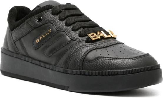 Bally Royalty lace-up leather sneakers Black