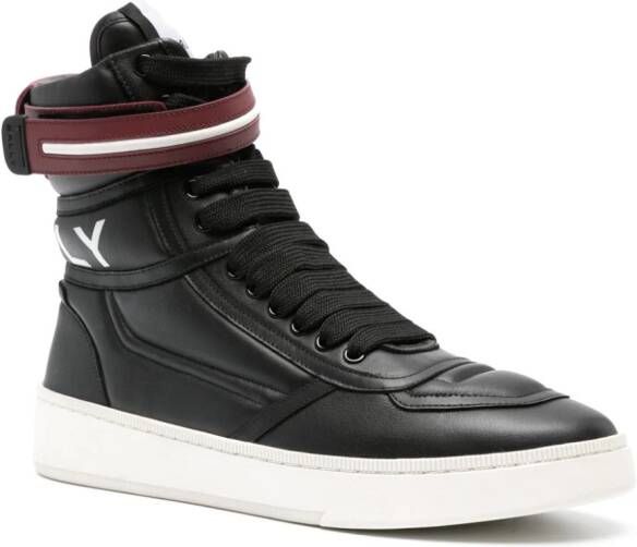 Bally Royce high-top leather sneakers Black