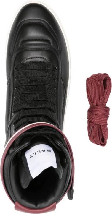 Bally Royce high-top leather sneakers Black